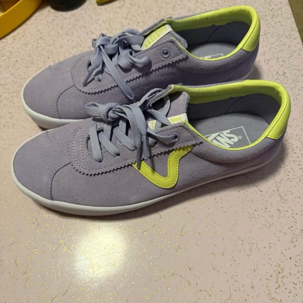 Vans Sport Low Women's Lavender and Lime Size 10